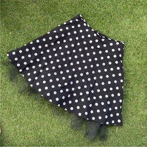 Fun vintage polka dot skirt